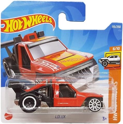 Hot Wheels Lolux HW Hot Trucks HCT Short Card Red Mattel BigaMart