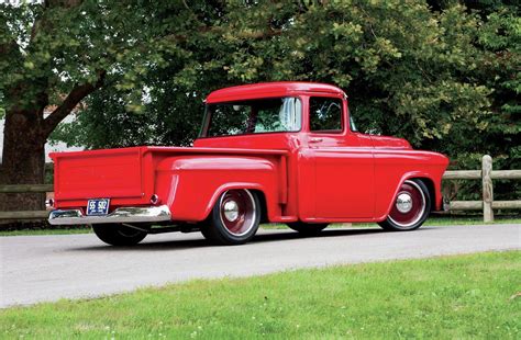 1955 Chevrolet 3100 Pickup Stepside Hotrod Hot Rod Custom Old