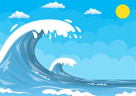 Wave Sea Drop Illustration Transparent PNG & SVG Vector