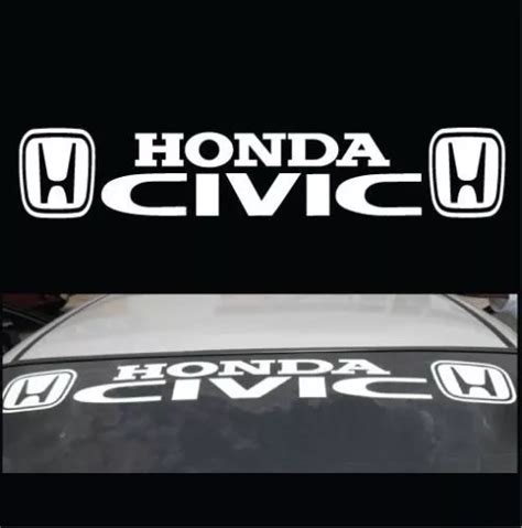 Honda 2x Side Skirt Vinyl Body Decal Sticker Logo Graphics Accord Civic