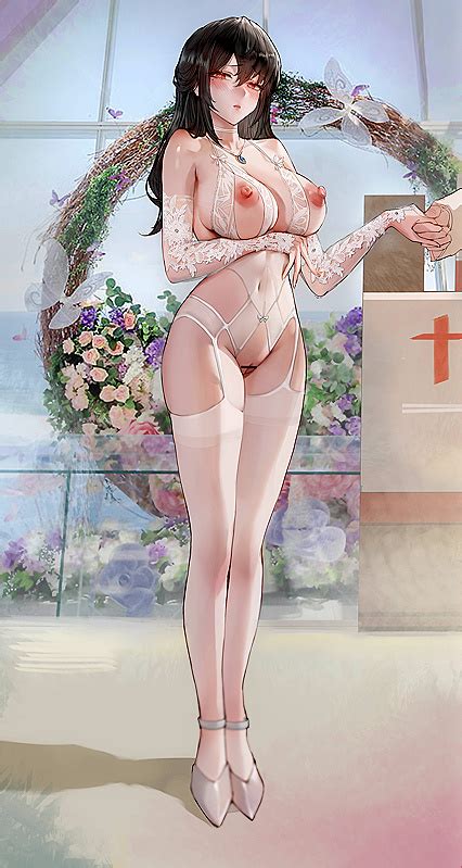 Hella Hot Honeymoon Pics XXX Fantasy Weddin Goodness Hentai Smile