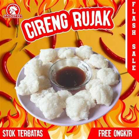 Jual Cireng Isi Biji Bumbu Rujak Khas Bandung Frozen Food Instan