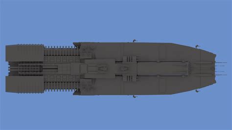 ArtStation - Sci Fi Space Battleship. | Resources