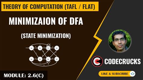 031 Example Of Minimization Of DFA State Minimization TOC By