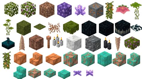 All Blocks Coming In 117 Caves And Cliffs Update Minecraft