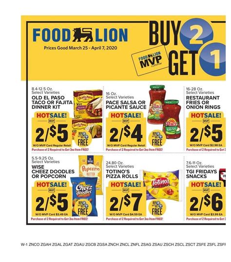 Food Lion Weekly Ad Mar 25 – Mar 31, 2020