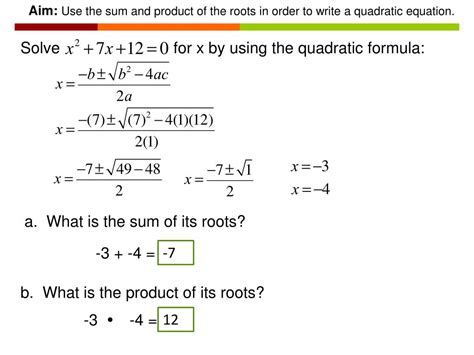 Ppt Quadratic Equations Powerpoint Presentation Free Download Id