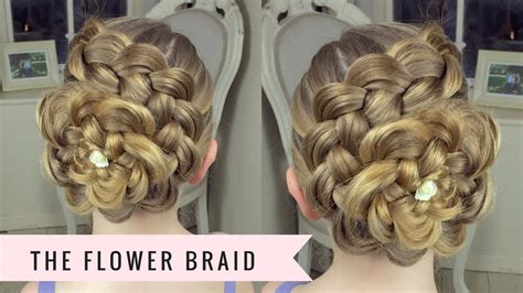 The Flower Braid By Sweethearts Hair Youtube