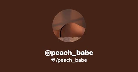 Peach Babe Find Peach Babe Onlyfans Linktree