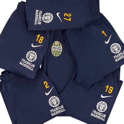 Hellas Verona Player Issue Training Pants Bottoms Excellent