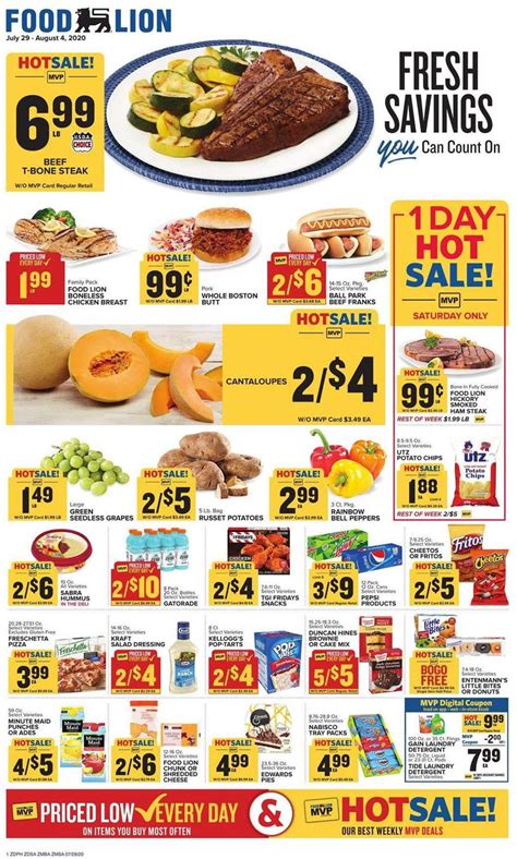 Food Lion Weekly Ad Jul 29 - Aug 4, 2020 - WeeklyAds2