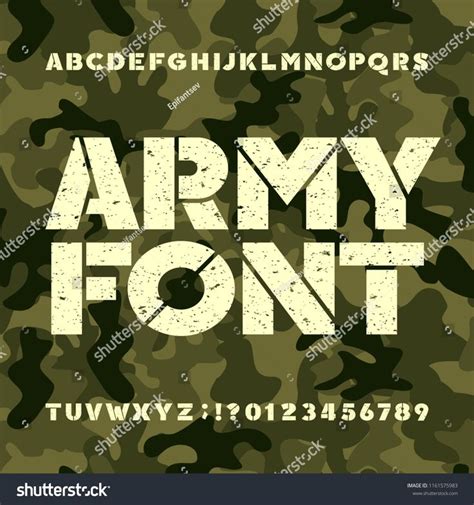 Army font style - epicsaki