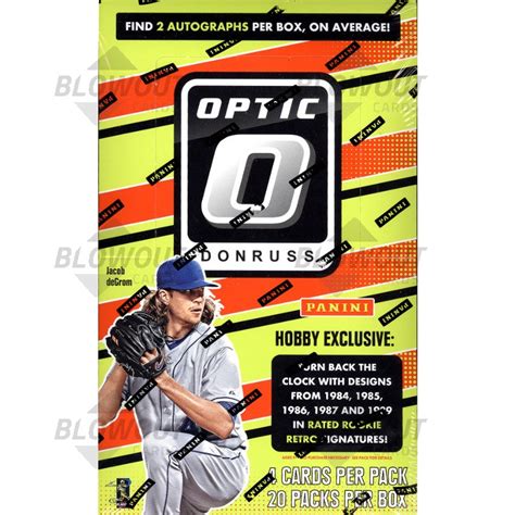 2016 Panini Donruss Optic Baseball Hobby Box