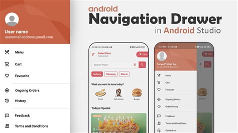 Navigation Drawer Menu In Android Tutorial How To Create Navigation