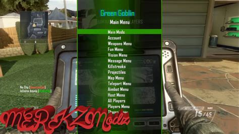 Ps3 Black Ops 2 Green Goblin Gsc Mod Menu 119 Youtube