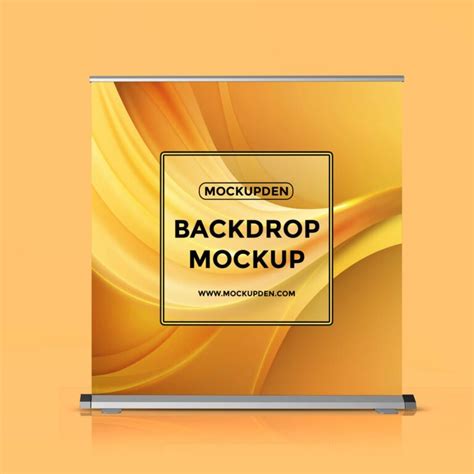 15+ Best Backdrop Mockup PSD Templates | Indoor & Outdoor