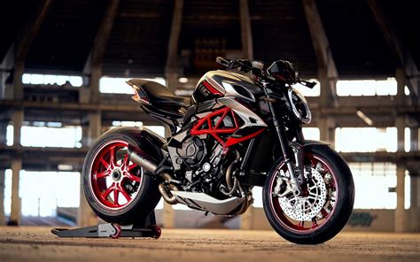 MV Agusta Dragster RR SCS Italian Motorcycle 4K Wallpaper