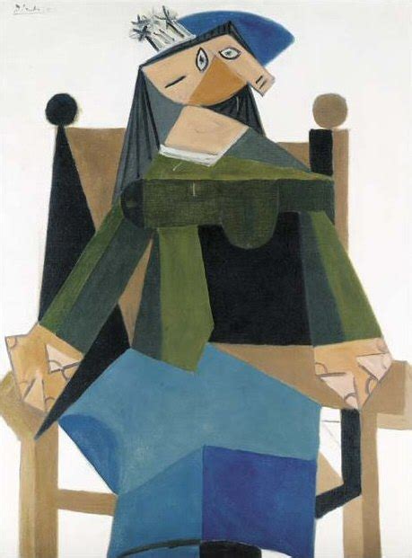 1941 Femme Assise Dans Un Fauteuil 5 Pablo Picasso 1881 1973 Period