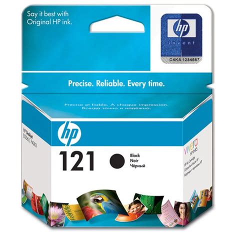 Картридж струйный HP CC640HE №121 black для F4283/D2563 (200 стр): цена ...