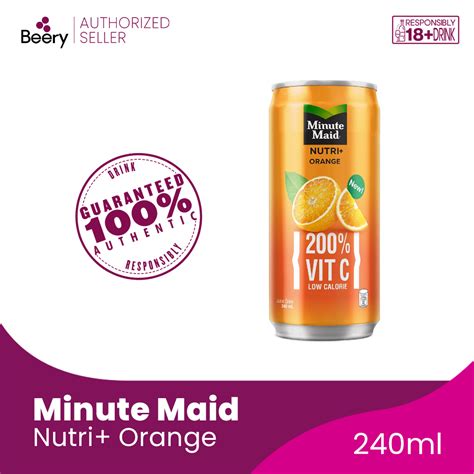 Minute Maid Nutri Orange Ml Lazada Ph