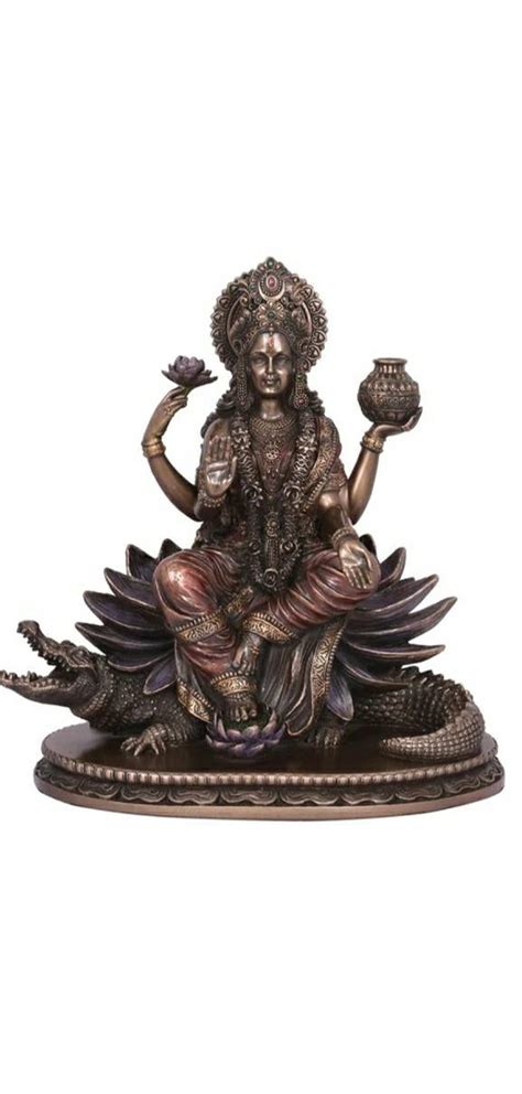 Ganga Statue Goddess Ganga on Crocodile Goddess of purity | Etsy