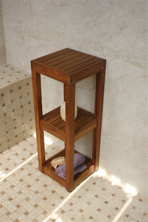 Aquateak The Original Sula Square Three Tier Teak Bath Stand Pricepulse