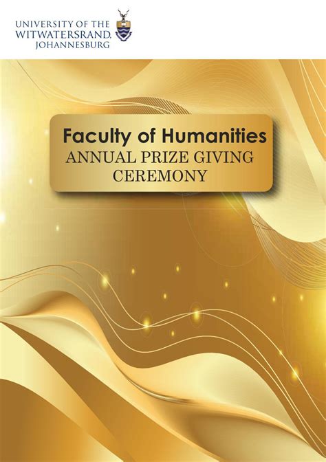 Faculty of Humanities Annual Prize-Giving Ceremony - 2021 by ...