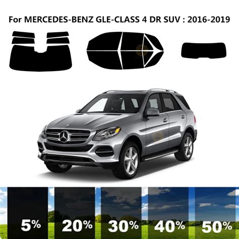 Precut Nanoceramics Car Uv Window Tint Kit Automotive Window Film For Mercedes Benz Gle Class