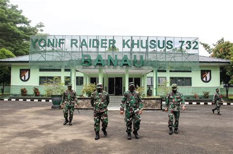 Yonif RK 732 Banau Terima Kunjungan Tim Riksiap Ops Kodam XVI Pattimura