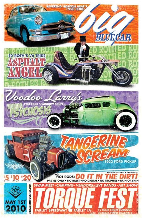 Best Images About Hot Rod Posters On Pinterest Artworks Flakes And Dirt Racing