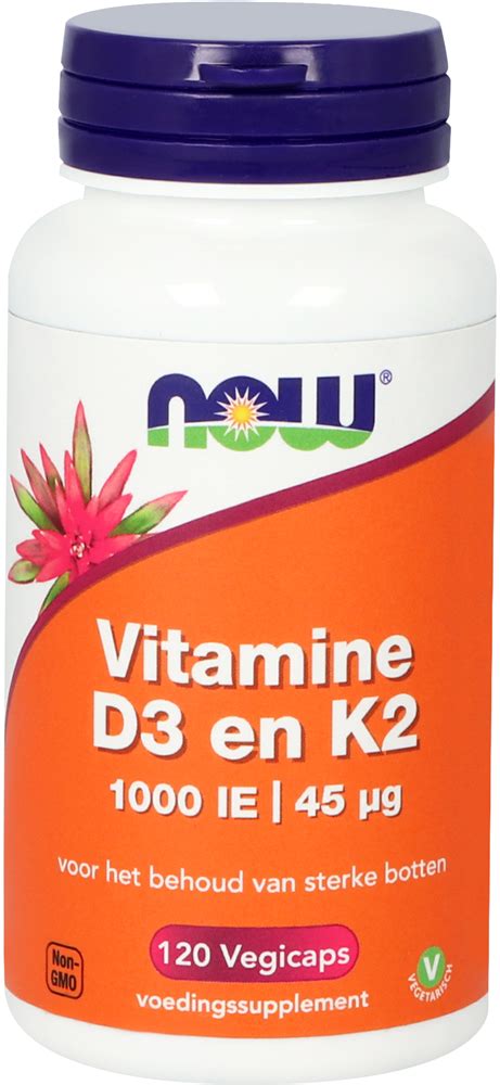 Vitamine D Ie En Vitamine K Mcg Capsules Now Nova Vitae