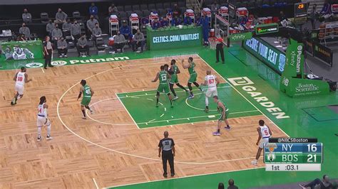 Last Second Field Goal Knicks Celtics Nba Official