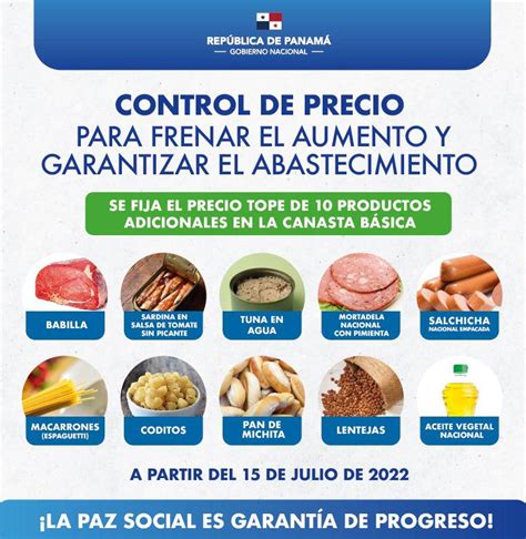 Consejo De Gabinete Congela El Precio De Productos De La Canasta