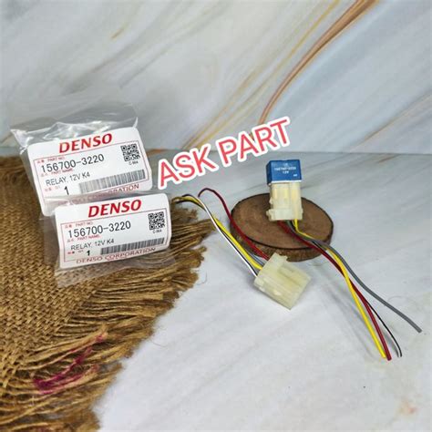 Jual RELAY BIRU KAKI 4 12V DENSO SOKET AVANZA RILEY UNIVERSAL BIRU