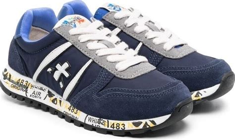 Premiata Kids Sky logo-patch sneakers - ShopStyle Boys' Shoes