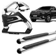 Kit Santo Ant Nio Premiumcromado E Estribo Cromado Fiat Toro