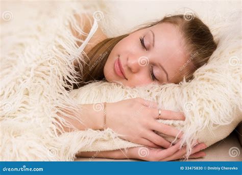 Sleeping Blonde Woman Stock Photo Image Of Person Rest 33475830