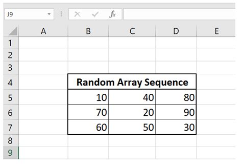 Sequence Function In Excel Javatpoint