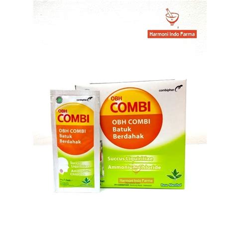 Jual Obh Combi Batuk Berdahak Menthol Sirup Sachet Ml Shopee Indonesia