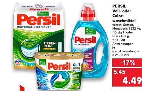 Persil Voll Oder Colorwaschmittel Angebot Bei Kaufland Prospekte De