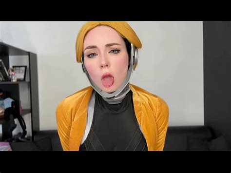 Robot Ballerina From Atomic Heart Fucks Pussy With Big Dildo Anal Masturbates Vibrator