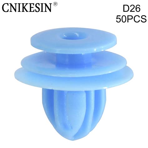 Cnikesin Pcs D Mm Hole Car Fastener Nylon Push Type Shield