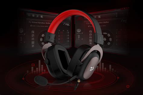 Redragon H510 Zeus X Headset Gaming Berkabel Lampu Rgb Headphone Multi Platform Suara Surround