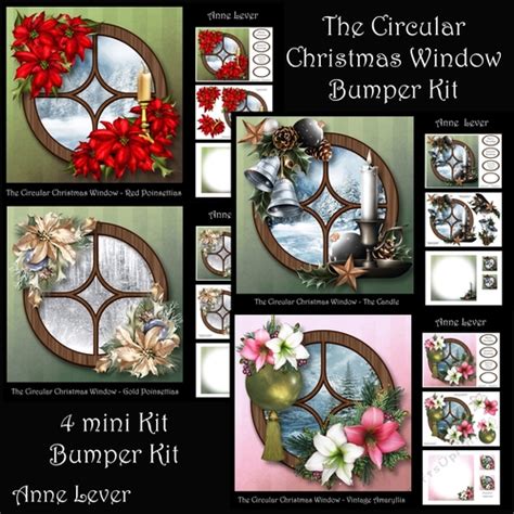 The Circular Christmas Window Bumper Kit Cup1014924 1763 Craftsuprint