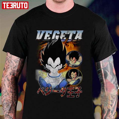 Vegeta Dragon Ball Super Dbz Vintage Bootleg 90s Graphic Unisex T Shirt