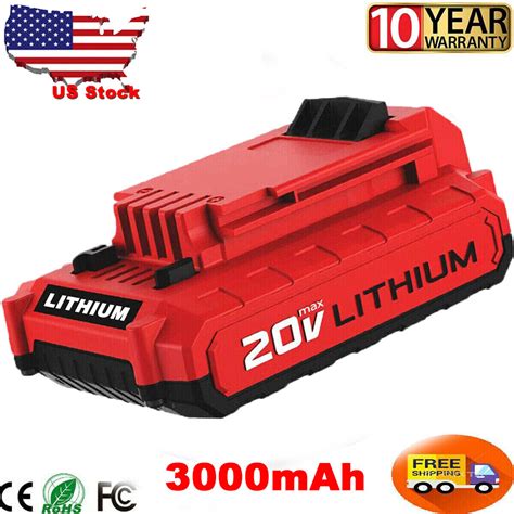 30ah For Porter Cable Pcc681l 20v 20 Volt Max Lithium Ion Battery Pcc685l Pack 885911345392 Ebay