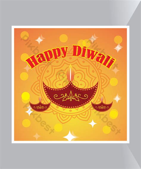 Diwali Festival Traditional Template Poster Background Design | EPS ...