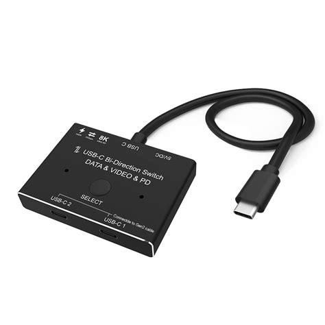 YIWENTEC USB C USB3 1 Type C 8K Switch Bi Direction 8K 30Hz 4K 120Hz