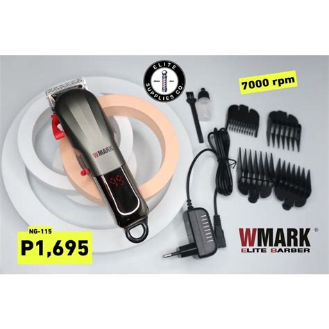 Wmark Ng 115 Professional Hair Clipper Cordless Elite Barber And Salon