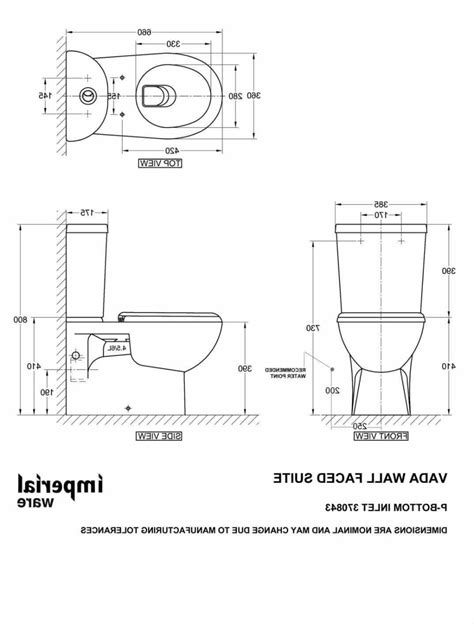 Standard Small Toilet Dimensions - BEST HOME DESIGN IDEAS